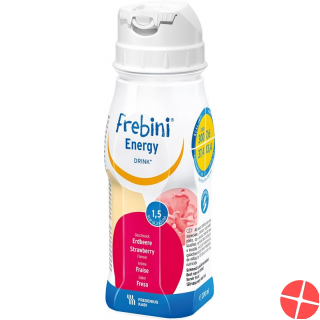 Frebini Energy Drink Erdbeer 4x 200ml