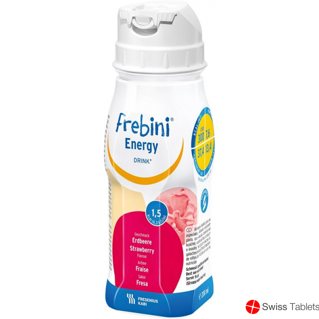 Frebini Energy Drink Erdbeer 4x 200ml buy online