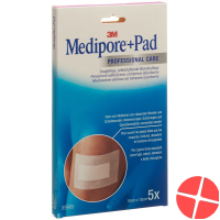 3M Medipore + Pad 10x15cm / Wundkissen 5x10.5cm 5 Stück 3M Medipore + Pad 10x15cm / Wundkissen 5x10.5cm 5 Stück