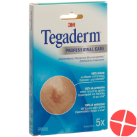 3M Tegaderm Transparentverband 6x7cm 5 Stück