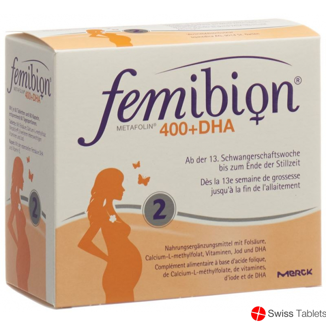 Femibion400 Metafolin Plus DHA 120 Stück buy online