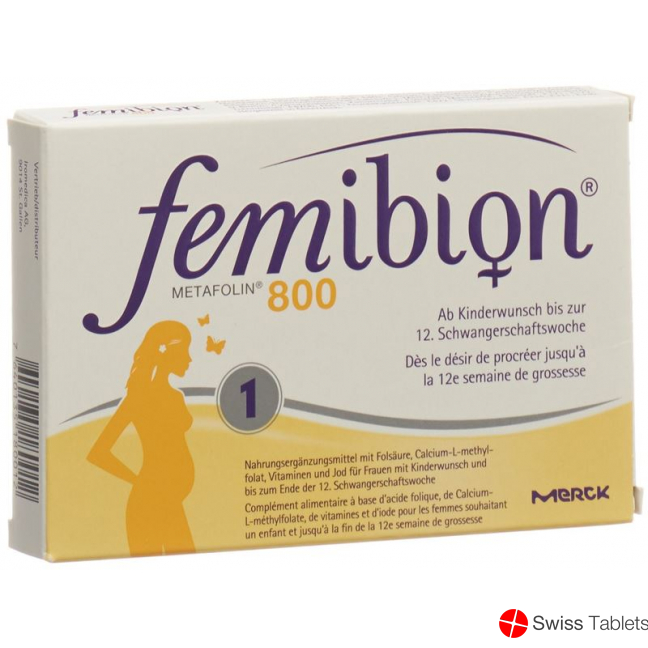 Femibion 800 Metafolin Tabletten 60 Stück buy online