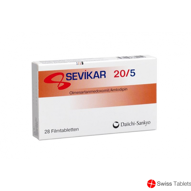 Sevikar Filmtabletten 20/5mg 28 Stück buy online