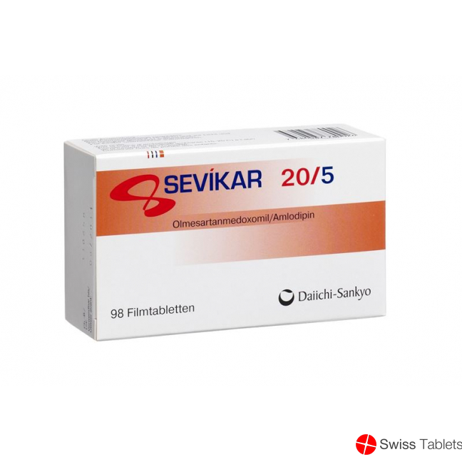 Sevikar Filmtabletten 20/5mg 98 Stück buy online