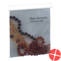 Selena's Amber Necklace Balls Cognac Baby
