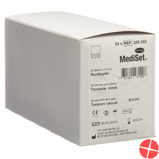 Mediset Rundtupfer 4cm 24x 4 Stück