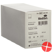 Mediset Rundtupfer 3cm 30x 3 Stück