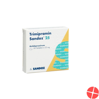 Trimipramin Sandoz 25 Tabletten 25mg 50 Stück