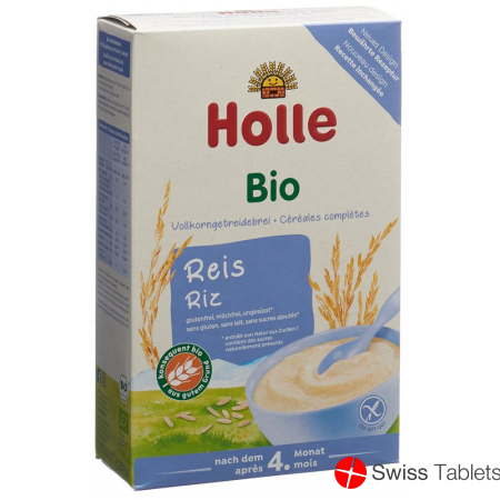 Holle Babybrei Reisflocken Bio 4m 250g buy online