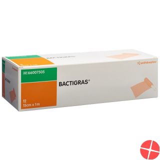 Bactigras Gazeverband 15cmx1m 12 Stück