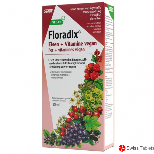 Floradix HA Vitamins + Organic Iron 500 ml
