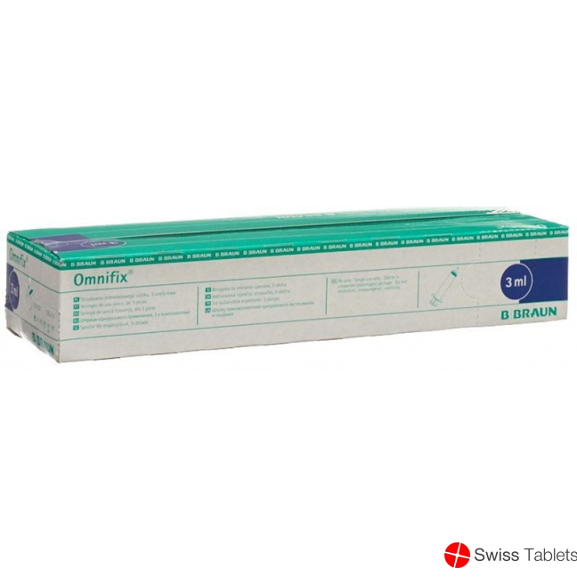 Omnifix Spritze Luer-Lock 3ml 100 Stück buy online