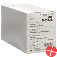 Mediset Cellodent Tupfer 4x5cm 70x 5 Stück