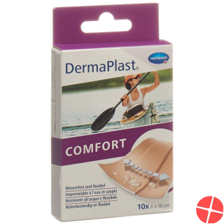 Dermaplast Comfort Quick Bandage 6cmx10cm 10 Pieces
