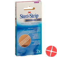 3M Steri Strip 3x75mm Weiss Verstärkt 2x 5 Stück