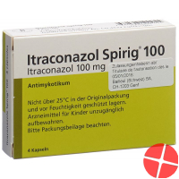 Itraconazol Spirig 4 Kapseln 100mg 4 Stück