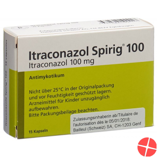 Itraconazol Spirig Kapseln 100mg 15 Stück