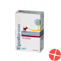 Epato 1500 Plus Ergänzungsfutter Tabletten Hunde 32 Stück