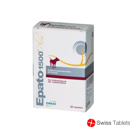 Epato 1500 Plus Ergänzungsfutter Tabletten Hunde 32 Stück buy online