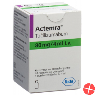 Actemra Infusionskonzentrat 80mg/4ml Durchstechflasche 4ml