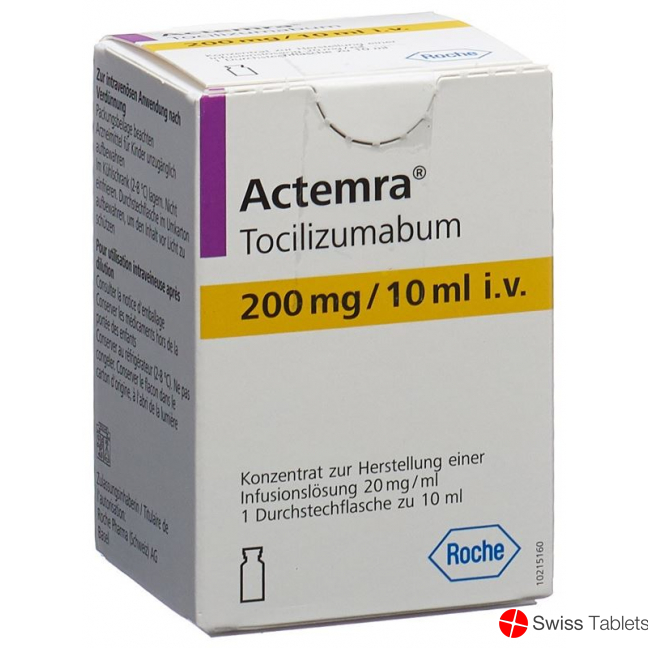 Actemra Infusionskonzentrat 200mg/10ml Durchstechflasche 10ml buy online