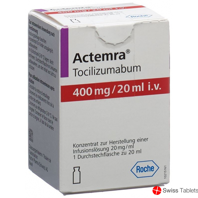 Actemra Infusionskonzentrat 400mg/20ml Durchstechflasche 20ml buy online