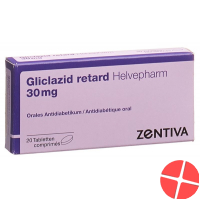 Gliclazid Retard Helvepharm Tabletten 30mg 20 Stück