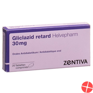 Gliclazid Retard Helvepharm Tabletten 30mg 20 Stück