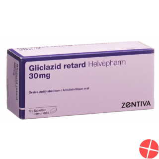 Gliclazid Retard Helvepharm Tabletten 30mg 120 Stück