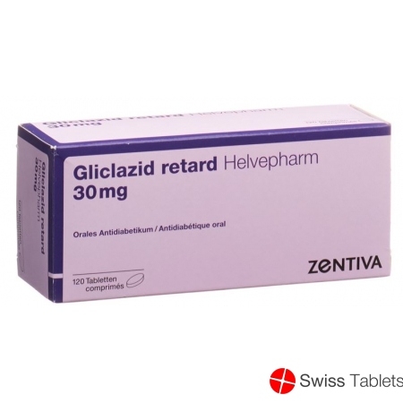 Gliclazid Retard Helvepharm Tabletten 30mg 120 Stück buy online