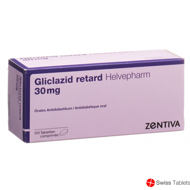 Gliclazid Retard Helvepharm Tabletten 30mg 120 Stück buy online
