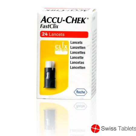 Accu Chek Mobile Fastclix Lanzetten 4x 6 Stück buy online