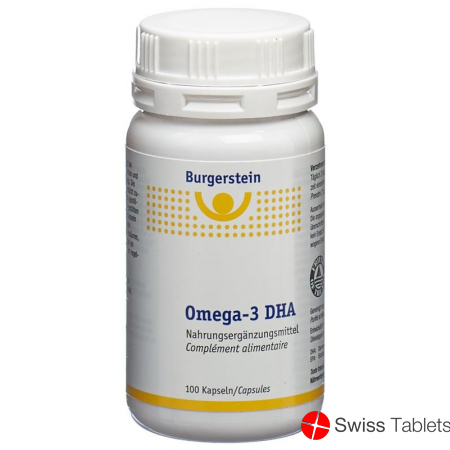 Burgerstein Omega-3 DHA capsules 100 pieces buy online