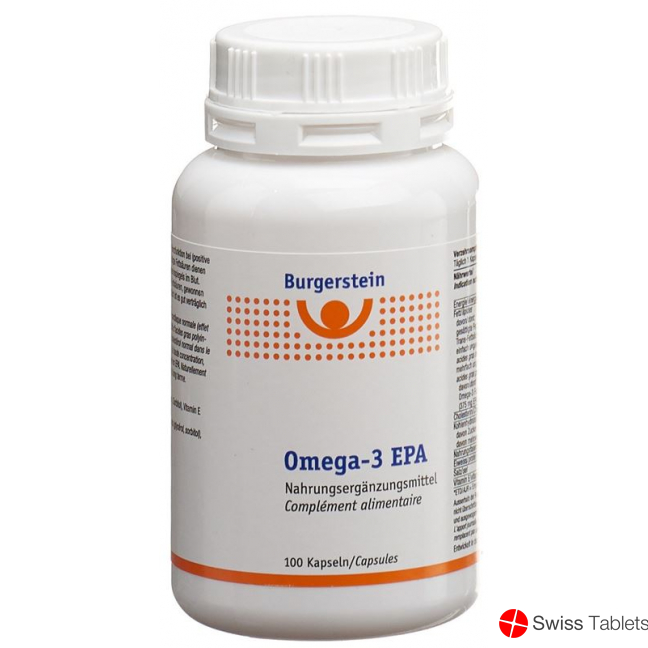 Burgerstein Omega 3-EPA capsules 100 pieces buy online