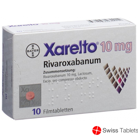 Xarelto Filmtabletten 10mg 10 Stück buy online