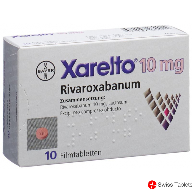 Xarelto Filmtabletten 10mg 10 Stück buy online