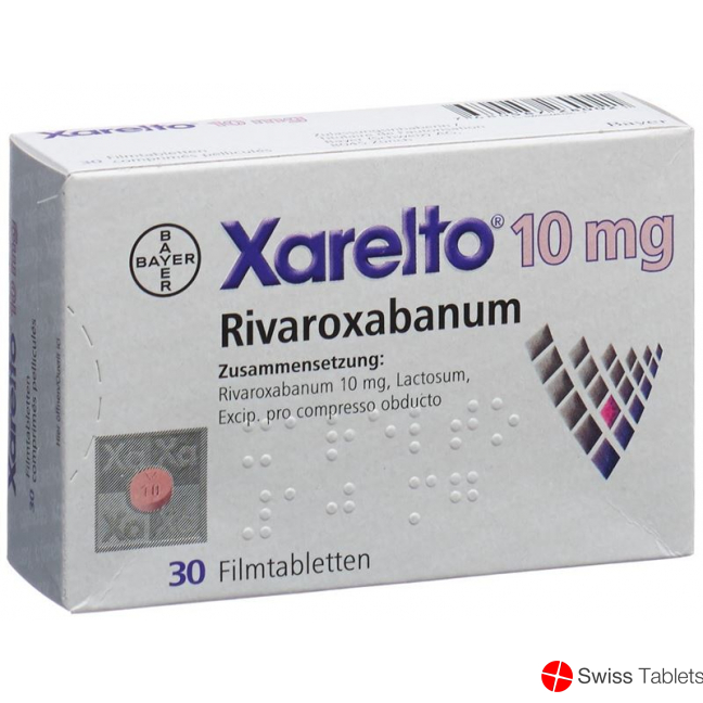 Xarelto 10mg 30 Filmtabletten buy online