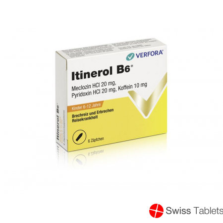 Itinerol B6 6 Zäpfchen für Kinder buy online