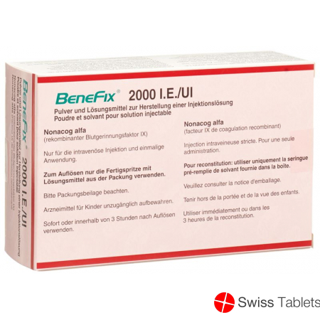 Benefix Trockensubstanz 2000 Ie C Solv Durchstechflasche 5ml buy online