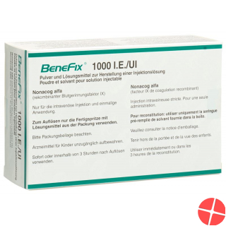 Benefix Trockensubstanz 1000 Ie C Solv Durchstechflasche 5ml Benefix Trockensubstanz 1000 Ie C Solv Durchstechflasche 5ml