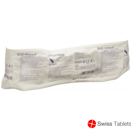 BD Plastipak Wund Blasenspritze 100ml 3-teilig buy online