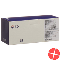 BD Yale Spinal Nadeln 22g 0.7x89mm Schwarz 25 Stück
