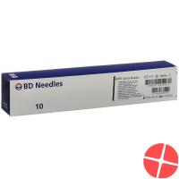 BD Yale Spinal Nadeln 22g 0.7x127mm Schwarz 10 Stück
