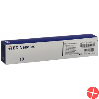 BD Yale Spinal Nadeln 22g 0.7x127mm Schwarz 10 Stück