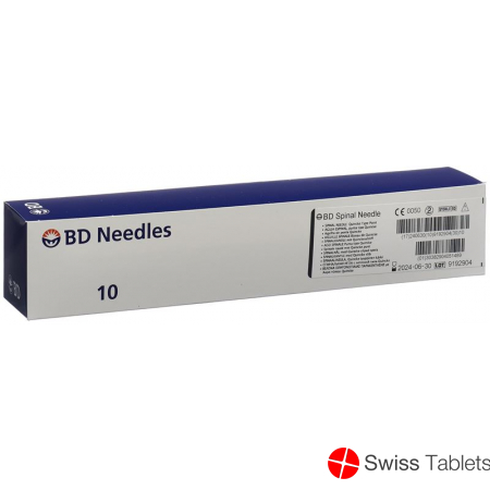 BD Yale Spinal Nadeln 22g 0.7x127mm Schwarz 10 Stück buy online