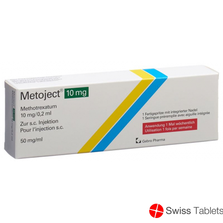 Metoject Injektionslösung 10mg/0.2ml Fertigspritze 0.2ml buy online