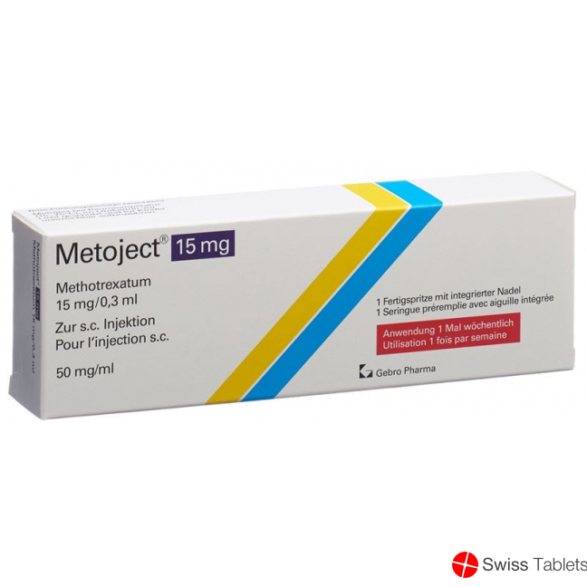 Metoject 50mg/ml 15mg/0.3ml Fertigspritze buy online Metoject 50mg/ml 15mg/0.3ml Fertigspritze buy online