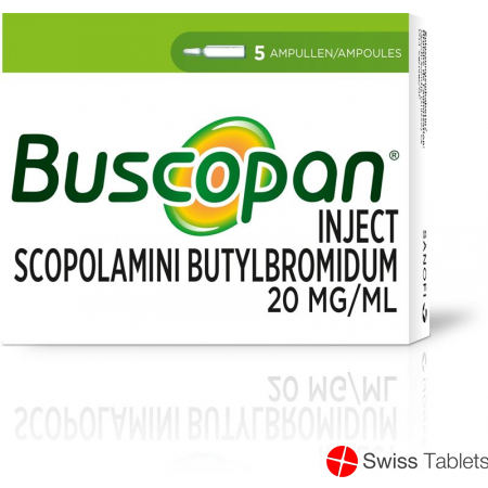 Buscopan Inject Injektionslösung 20mg/ml 5 Ampullen 1ml buy online