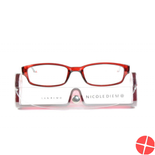 Nicole Diem Lesebrille San Remo Rot/cry 2.5
