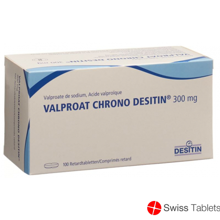 Valproat Chrono Desitin Retard Tabletten 300mg 100 Stück buy online Valproat Chrono Desitin Retard Tabletten 300mg 100 Stück buy online